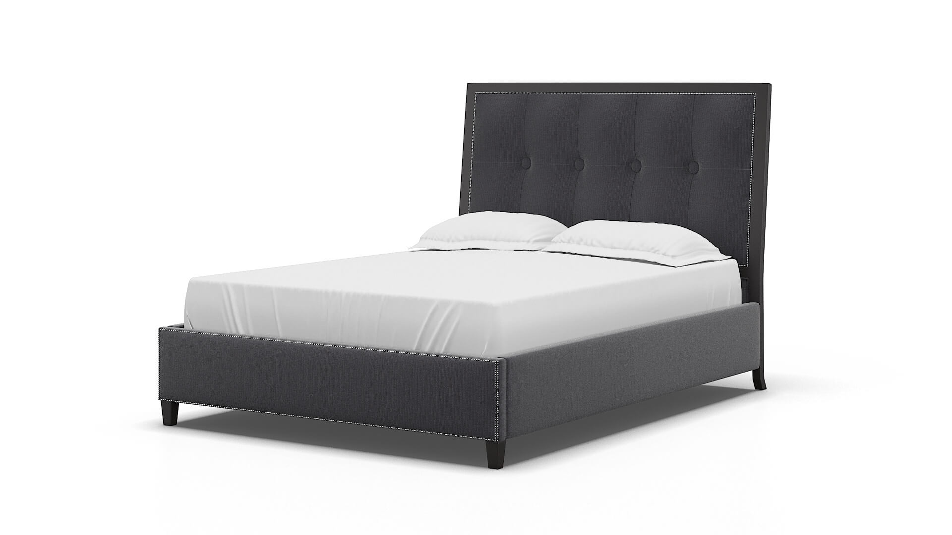 Hugo Parker Charcoal Bed espresso legs 5