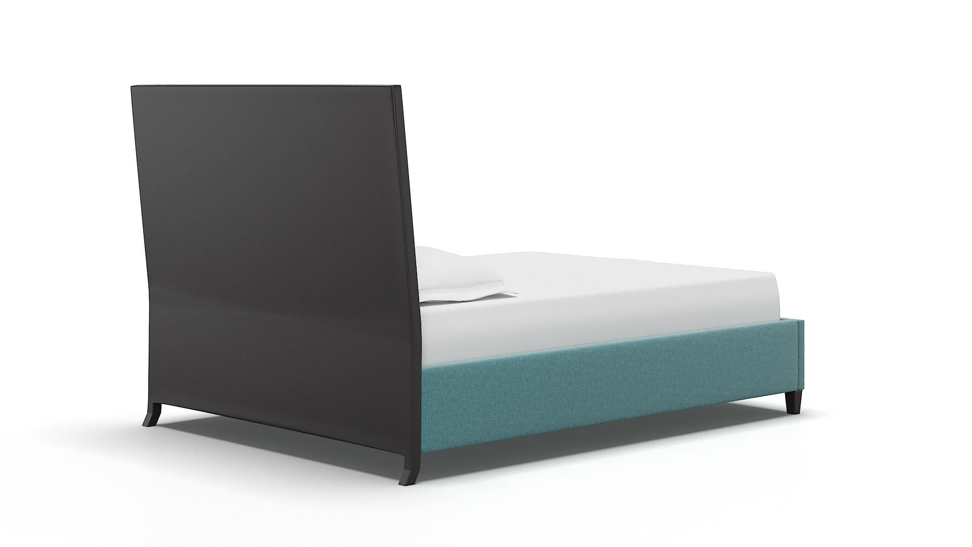 Hugo Parker Turquoise Bed espresso legs 4