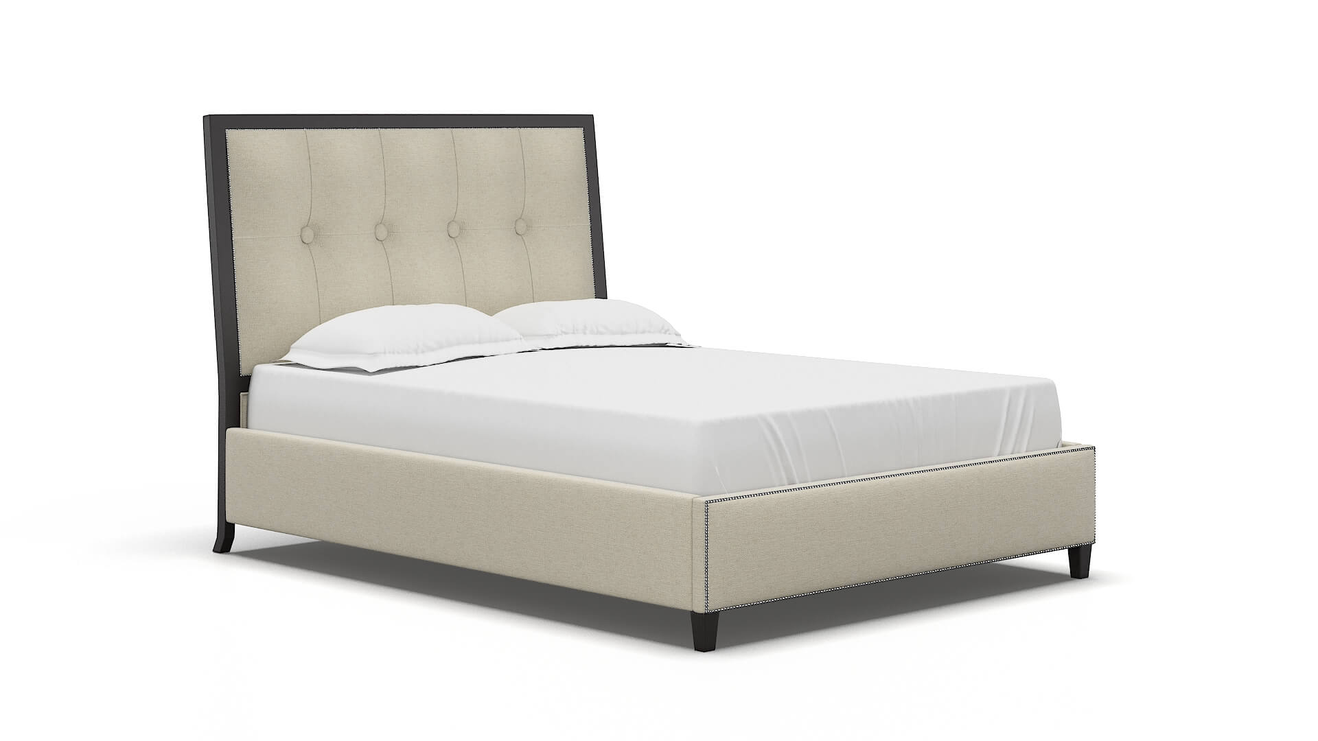 Hugo Phoenix Ivory Bed espresso legs 2