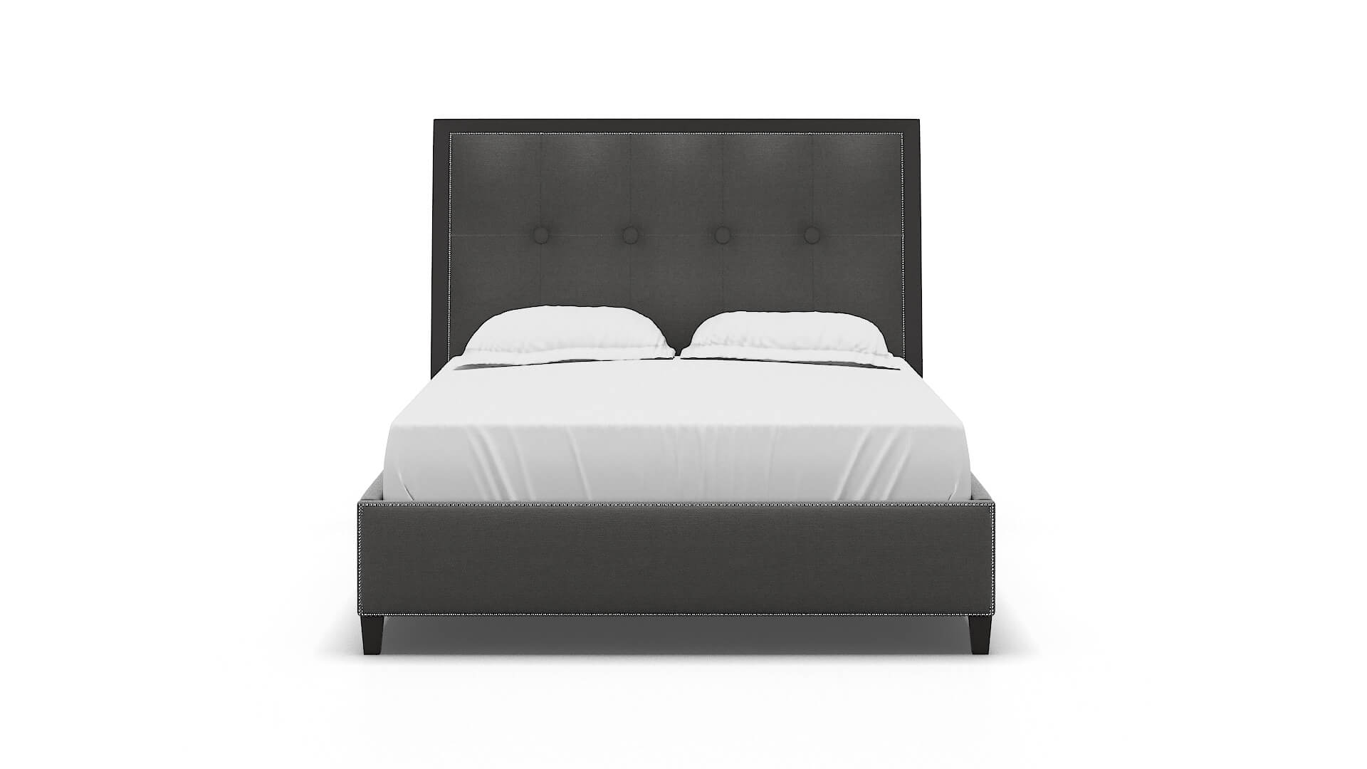 Hugo Rocket Charcoal Bed espresso legs 1