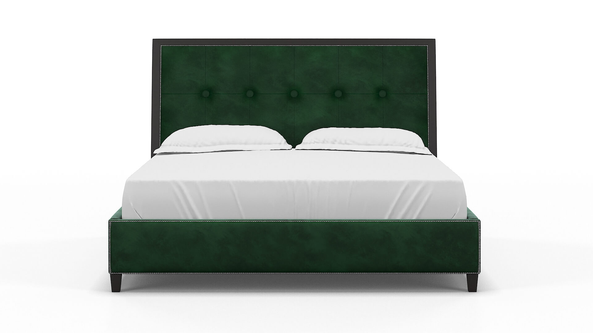 Hugo Royale Evergreen Bed King espresso legs 1