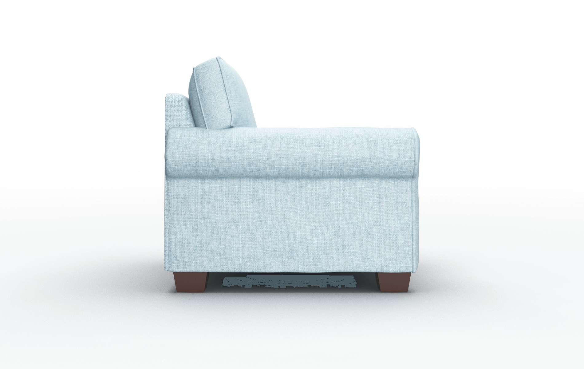 Isabel Atlas Turquoise Chair espresso legs 3