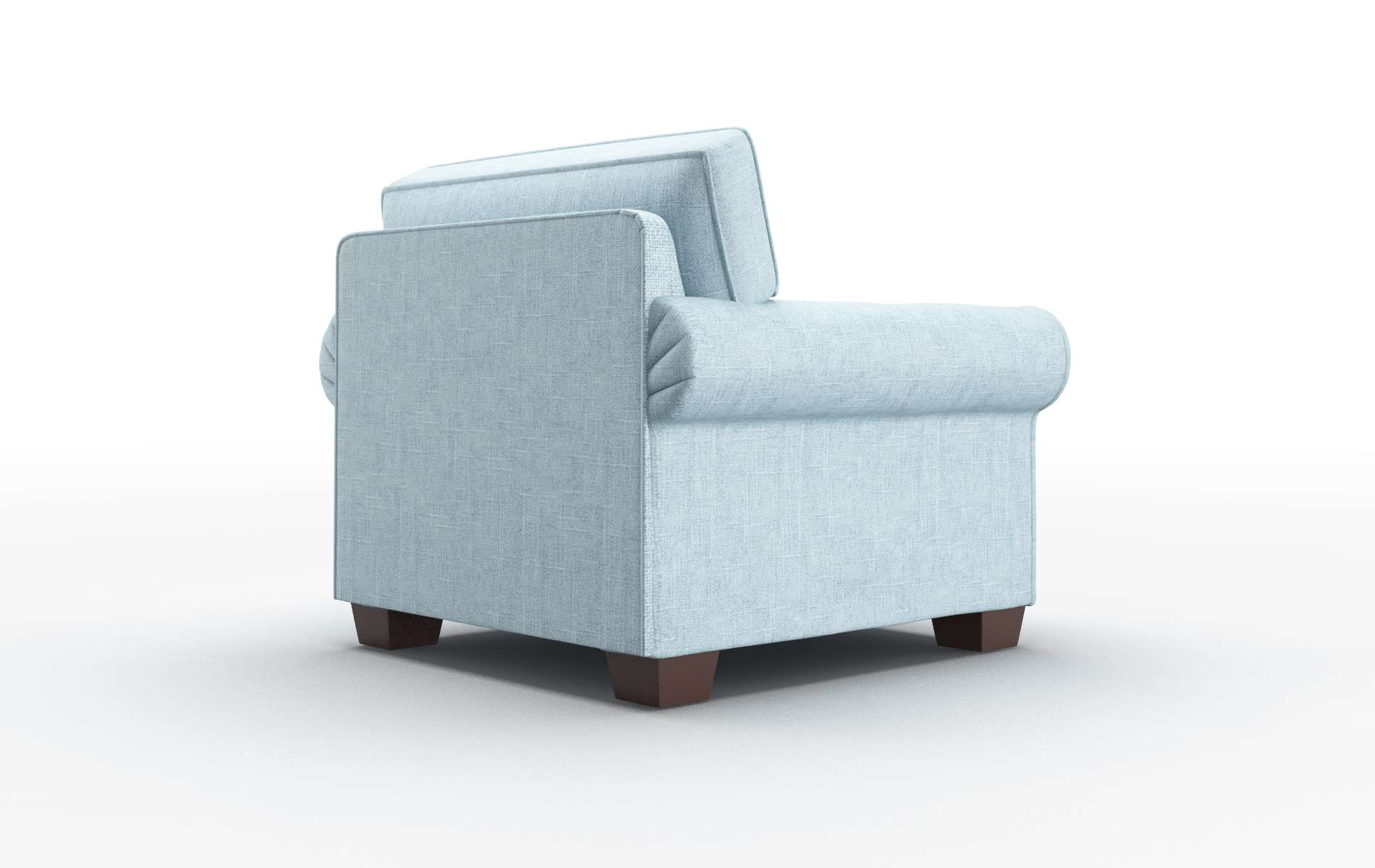 Isabel Atlas Turquoise Chair espresso legs 5