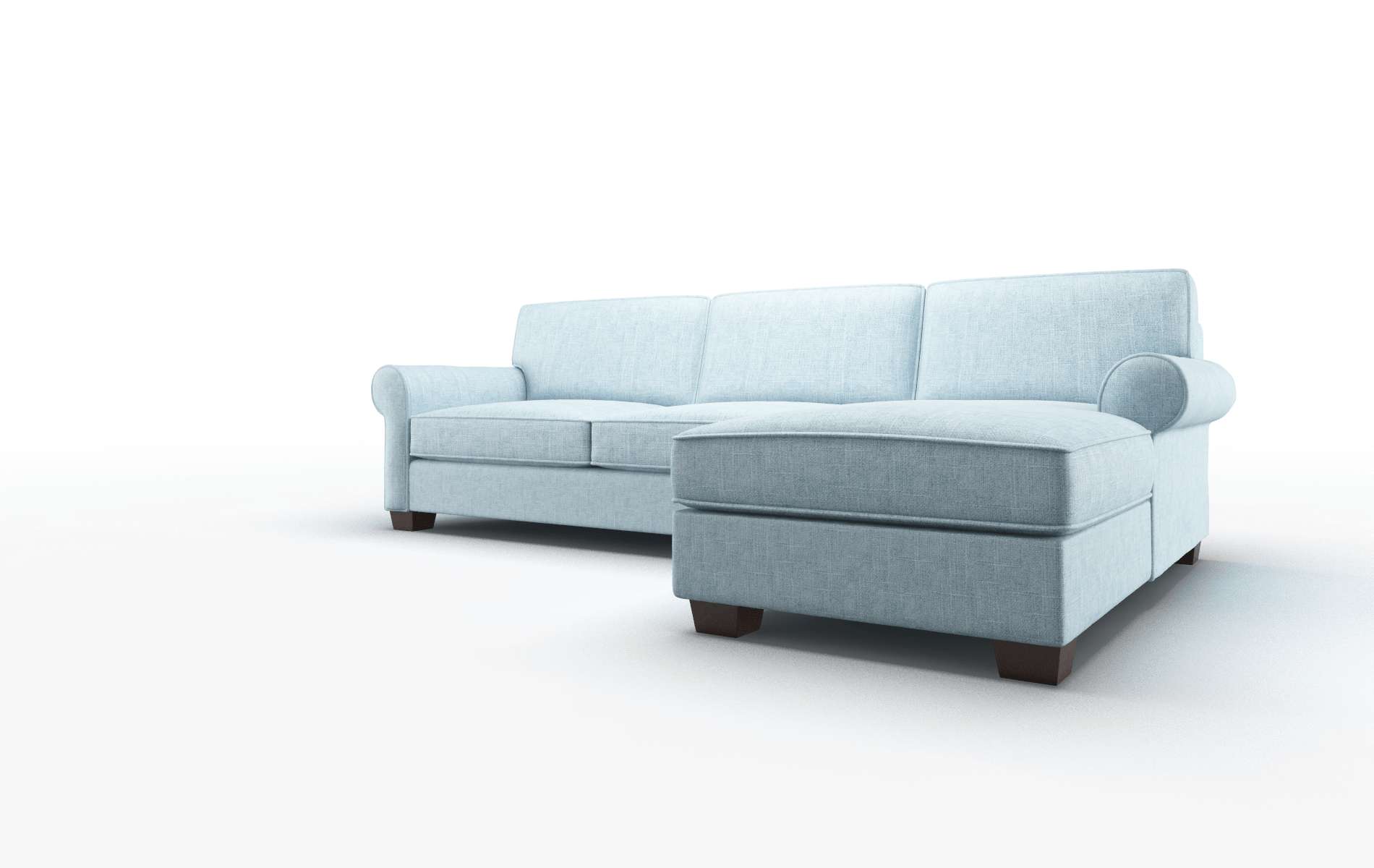 Isabel Atlas Turquoise Panel espresso legs 4