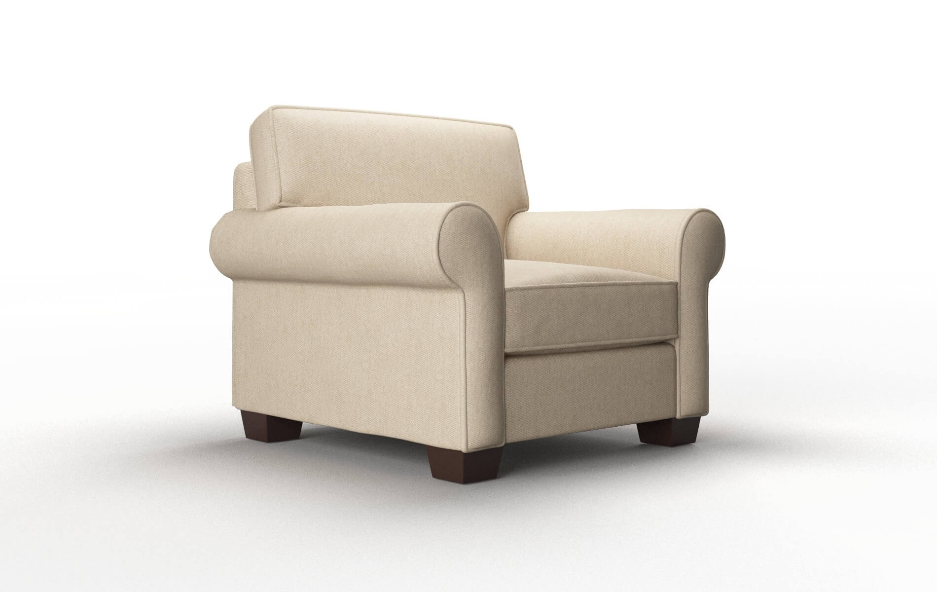 Isabel Avenger Burlap Chair espresso legs 2