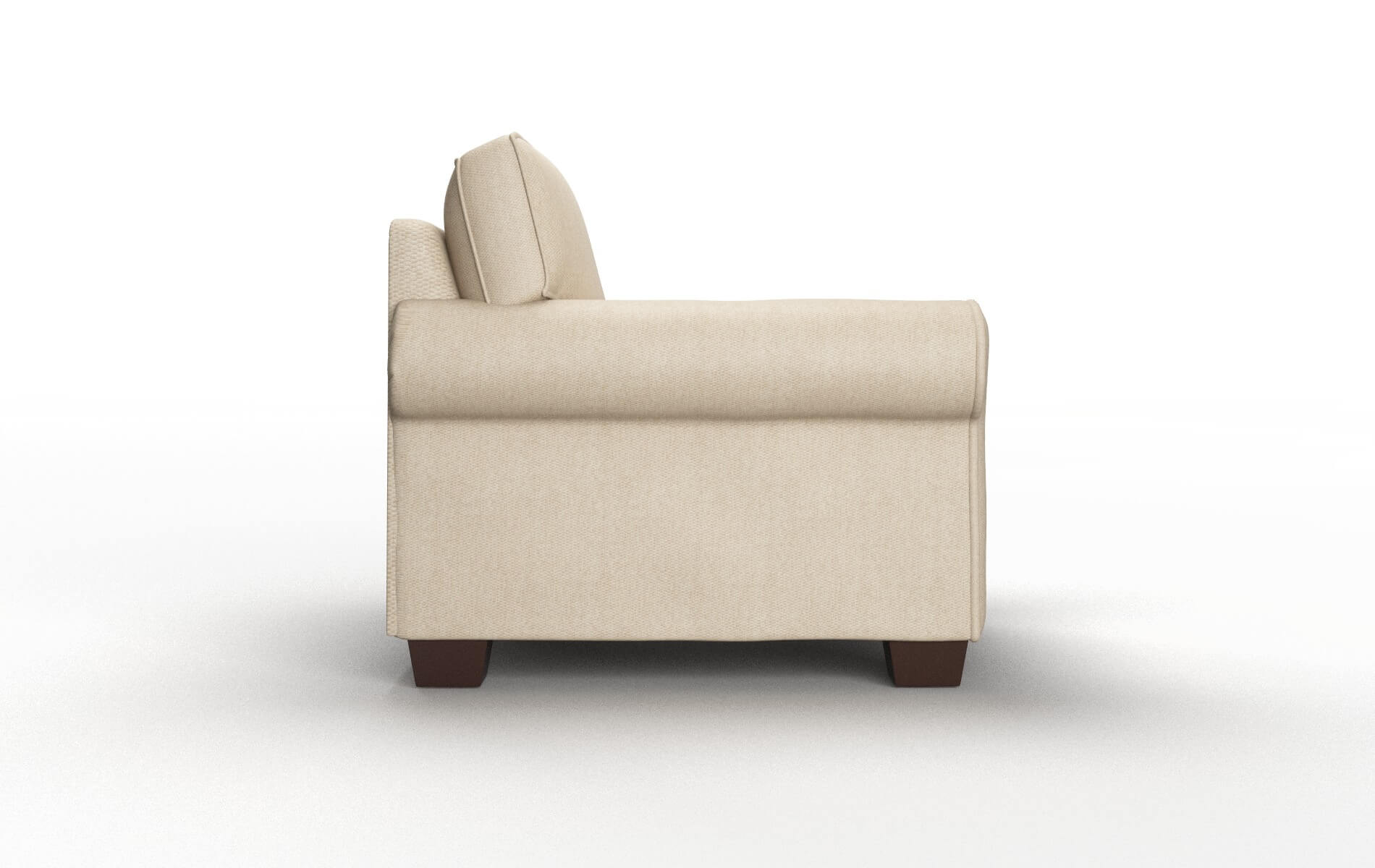 Isabel Avenger Burlap Chair espresso legs 3