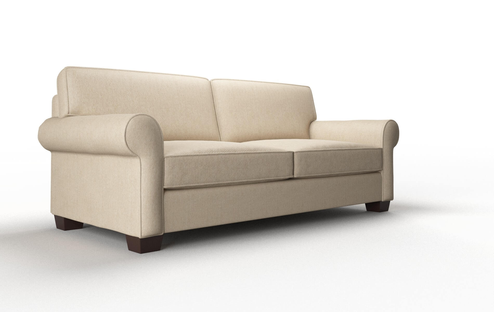 Isabel Avenger Burlap Sofa espresso legs 2