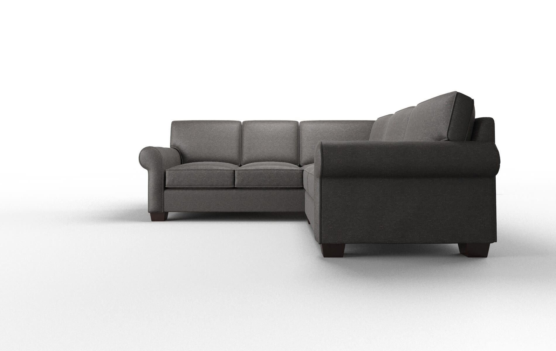 Isabel Avenger Denim Sectional espresso legs 5