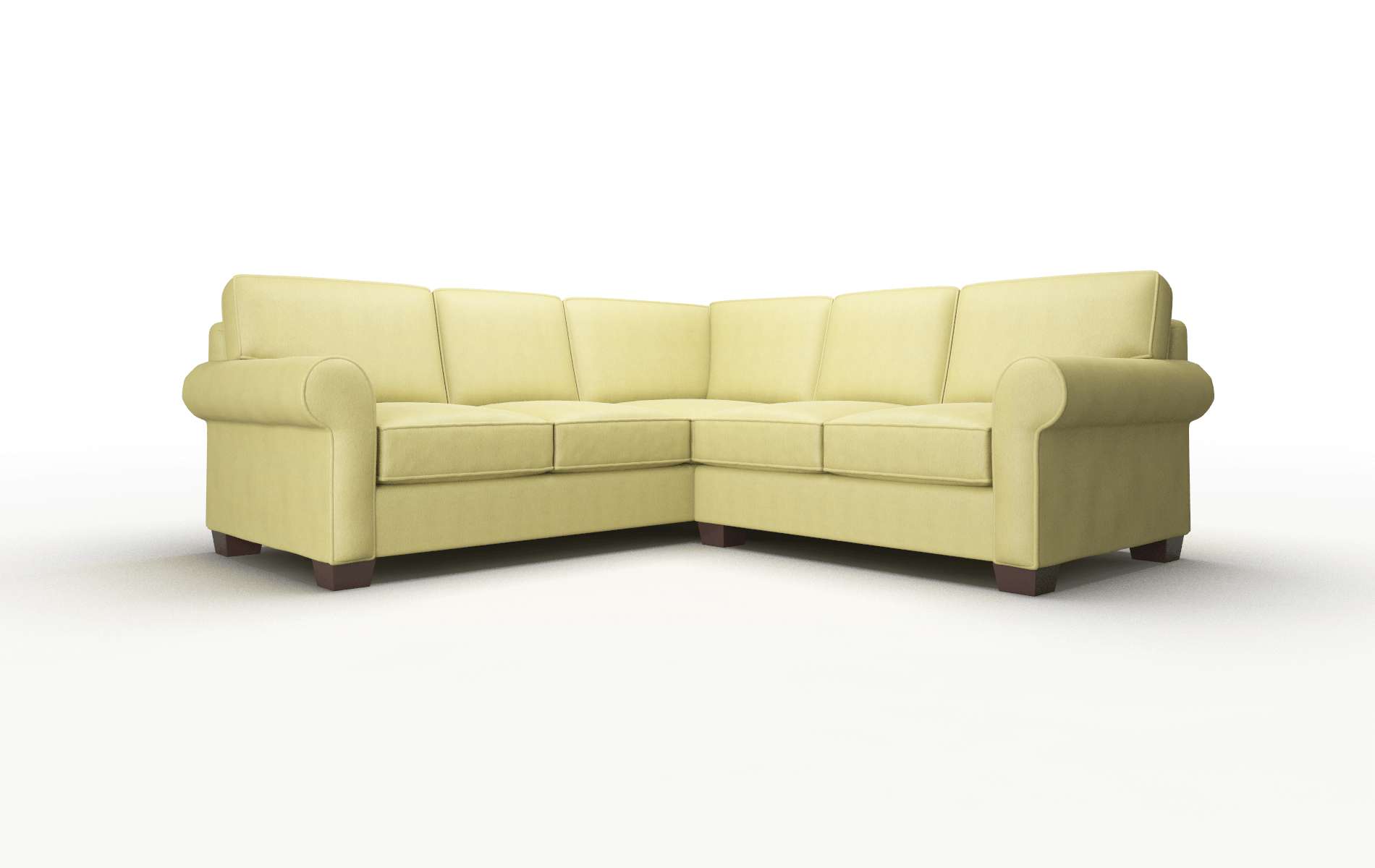 Isabel Bella Apple Sectional espresso legs 1