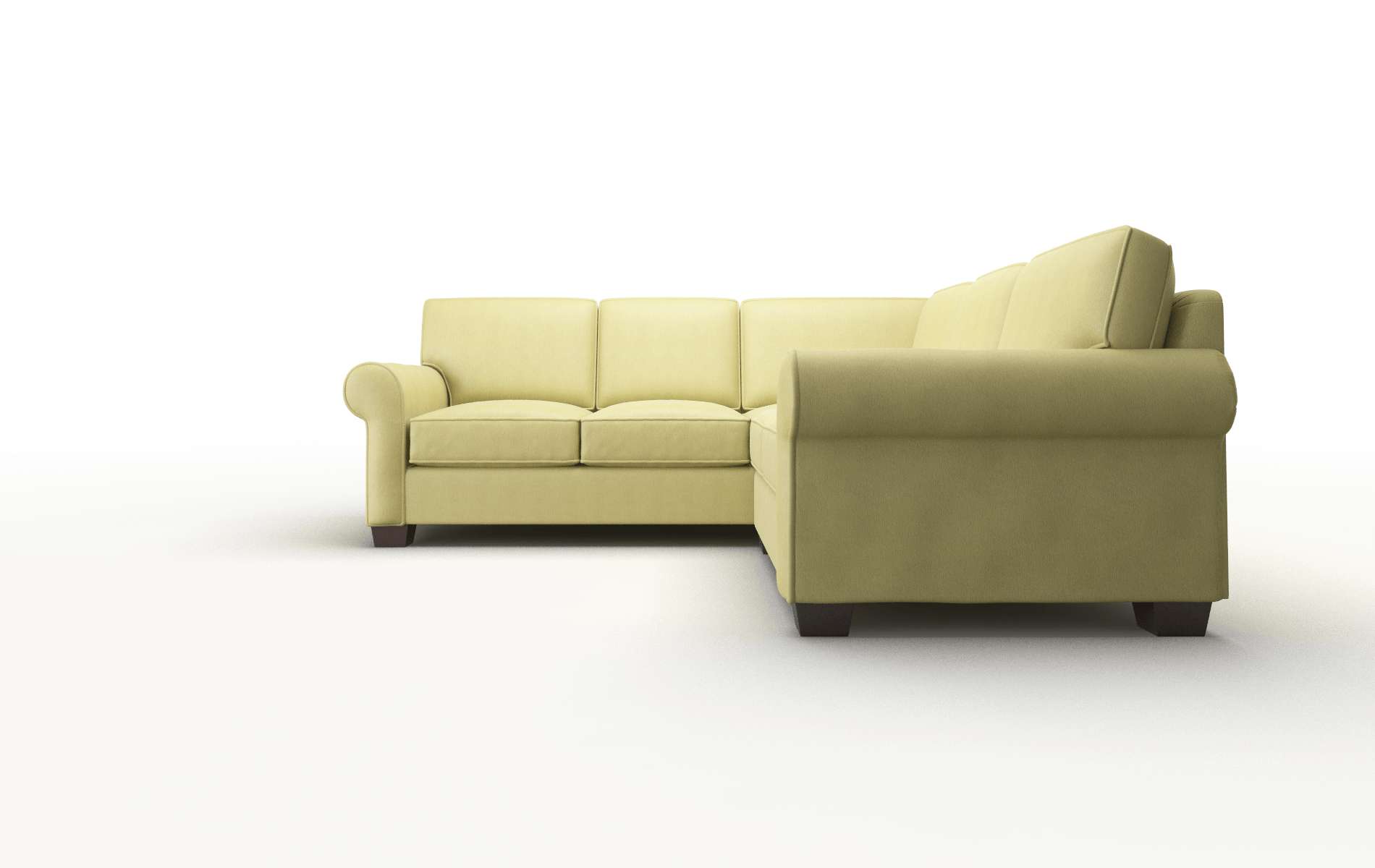 Isabel Bella Apple Sectional espresso legs 5