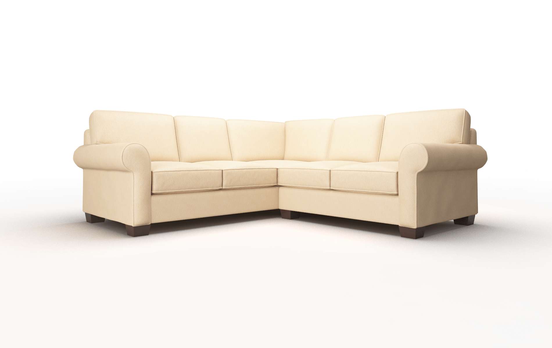 Isabel Bella Coffee Sectional espresso legs 1