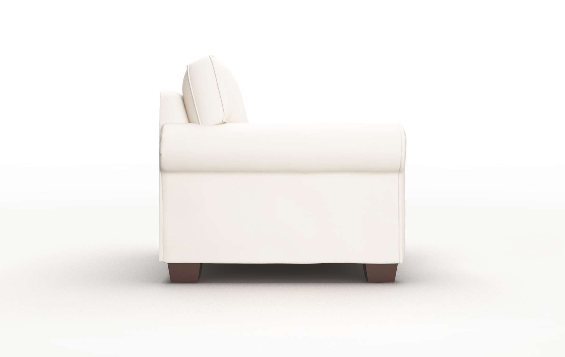 Isabel Blanche Milky Chair espresso legs 3