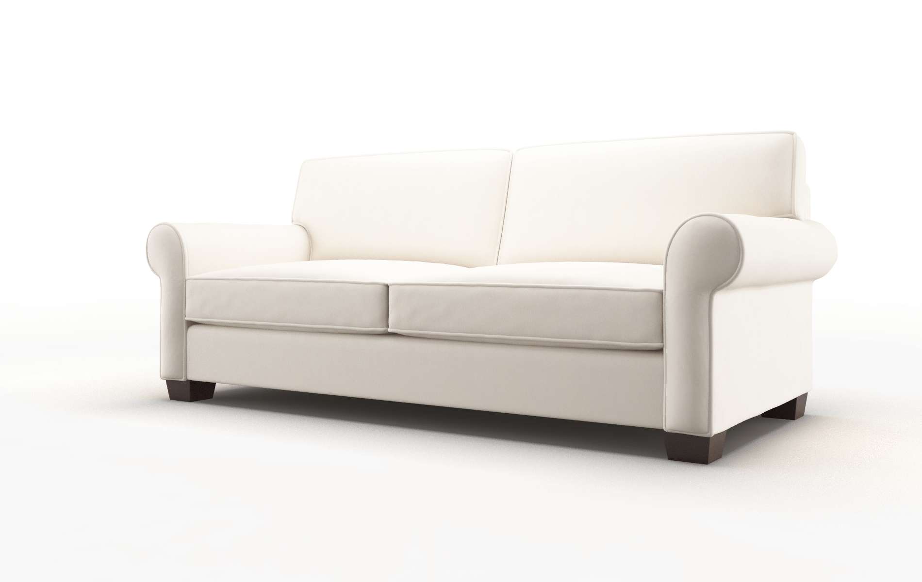 Isabel Blanche Milky Sofa espresso legs 4
