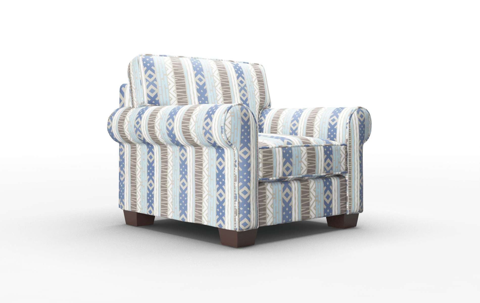 Isabel Bodhi Indigo Chair espresso legs 2