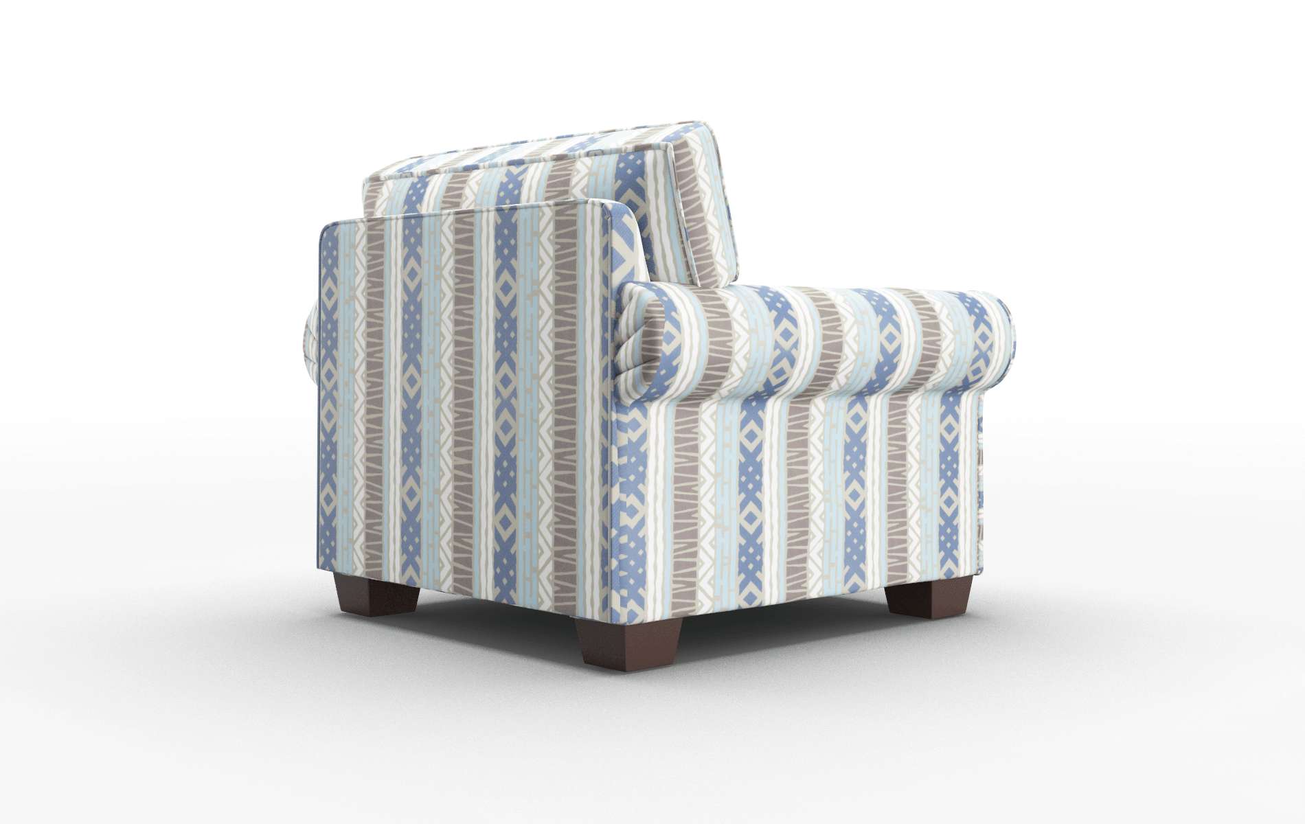 Isabel Bodhi Indigo Chair espresso legs 5