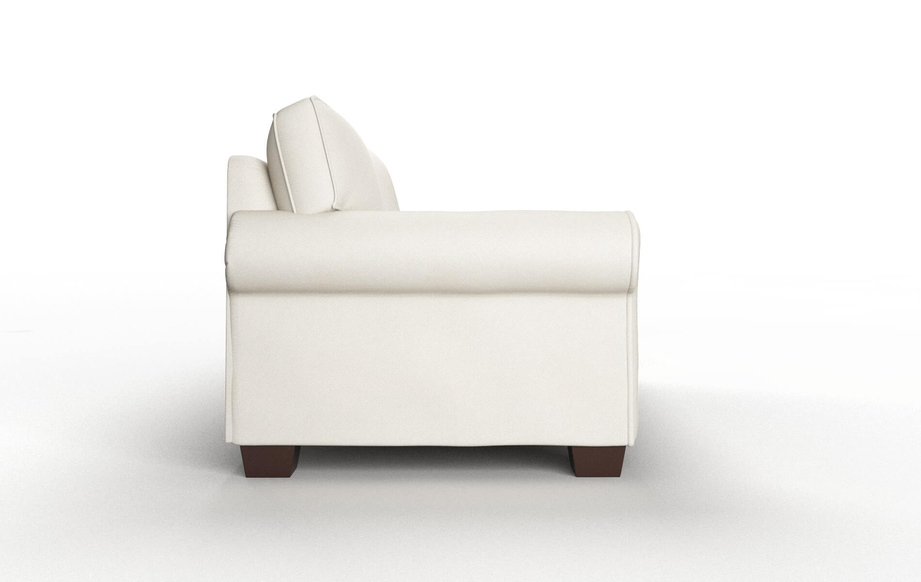 Isabel Bungalow Ivory Sofa espresso legs 3