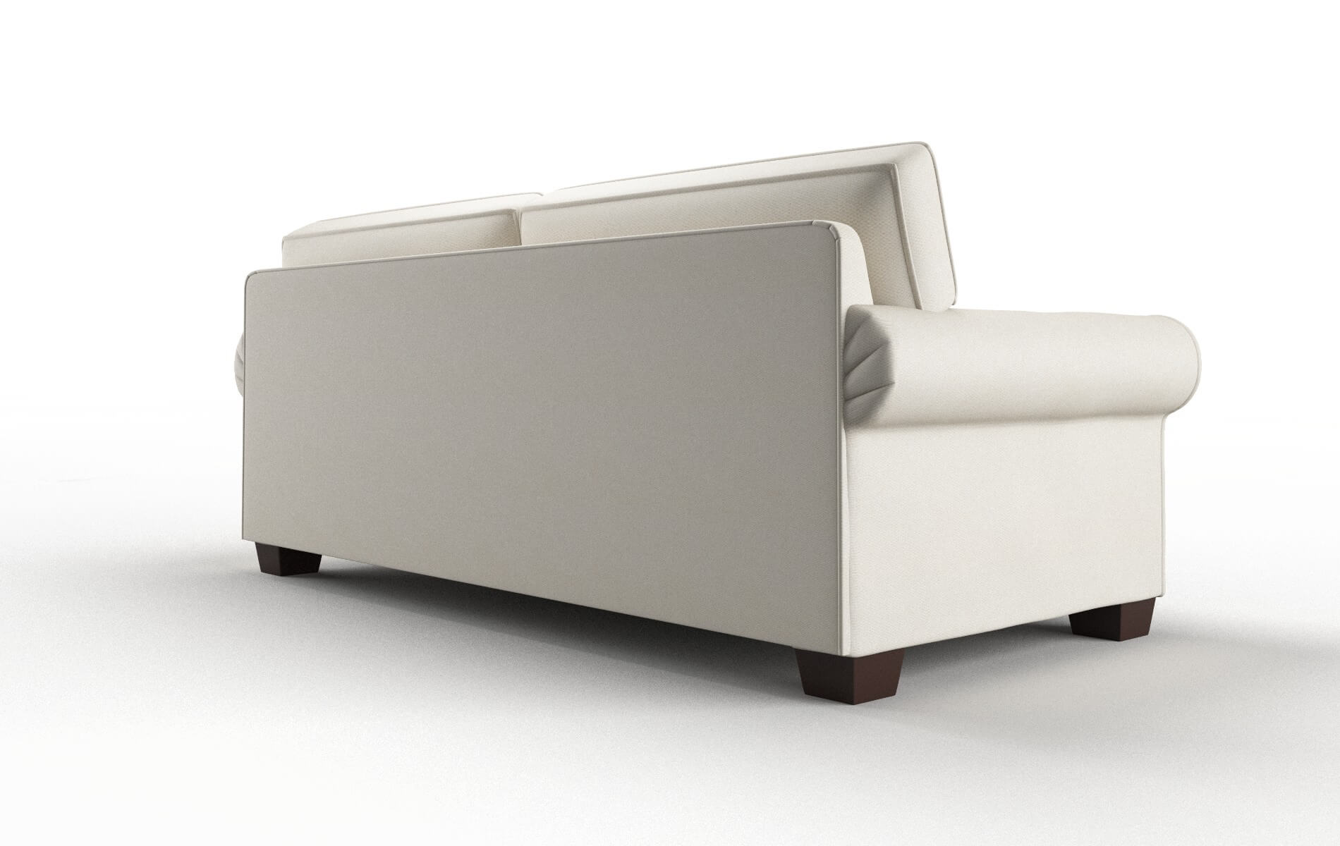 Isabel Bungalow Ivory Sofa espresso legs 5