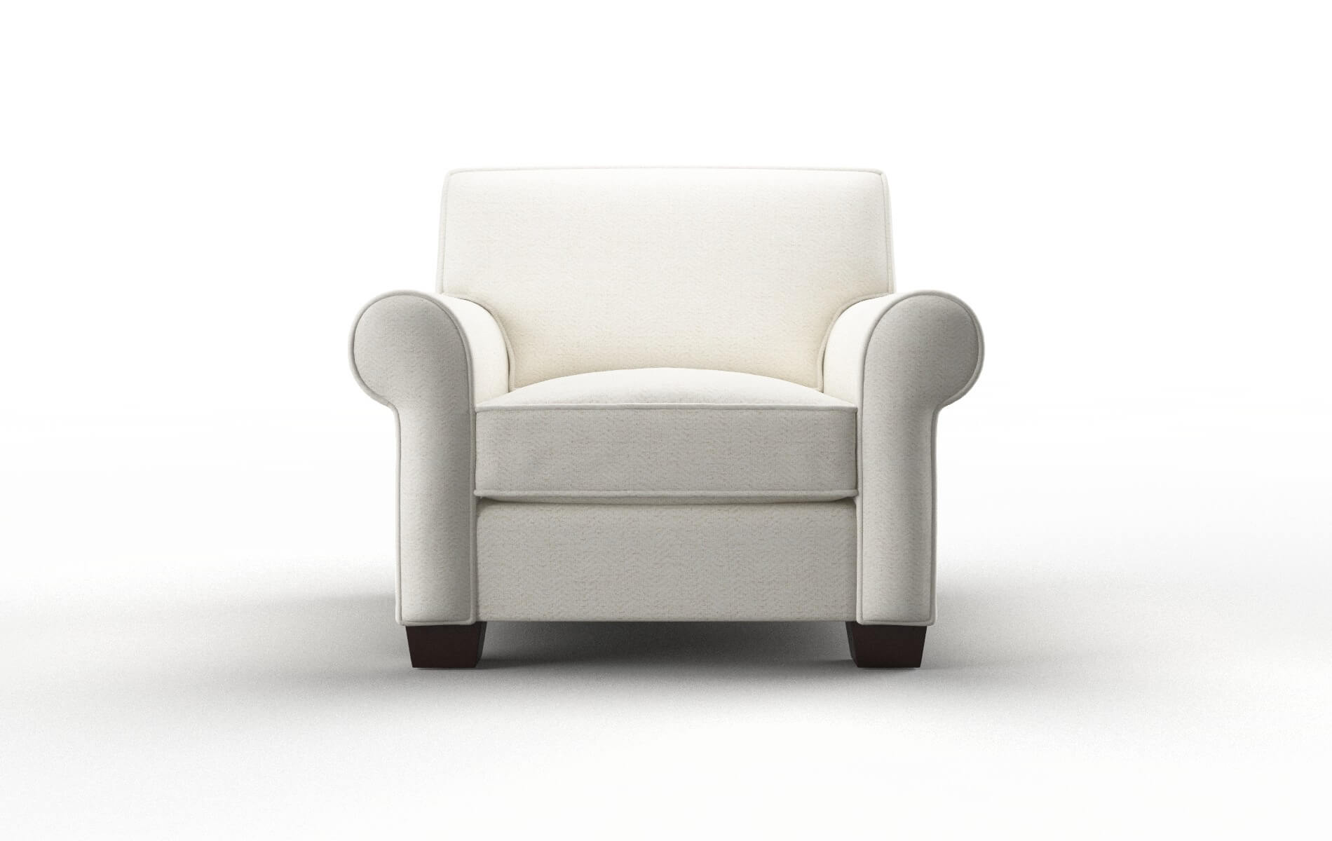Isabel Catalina Ivory Chair espresso legs 1