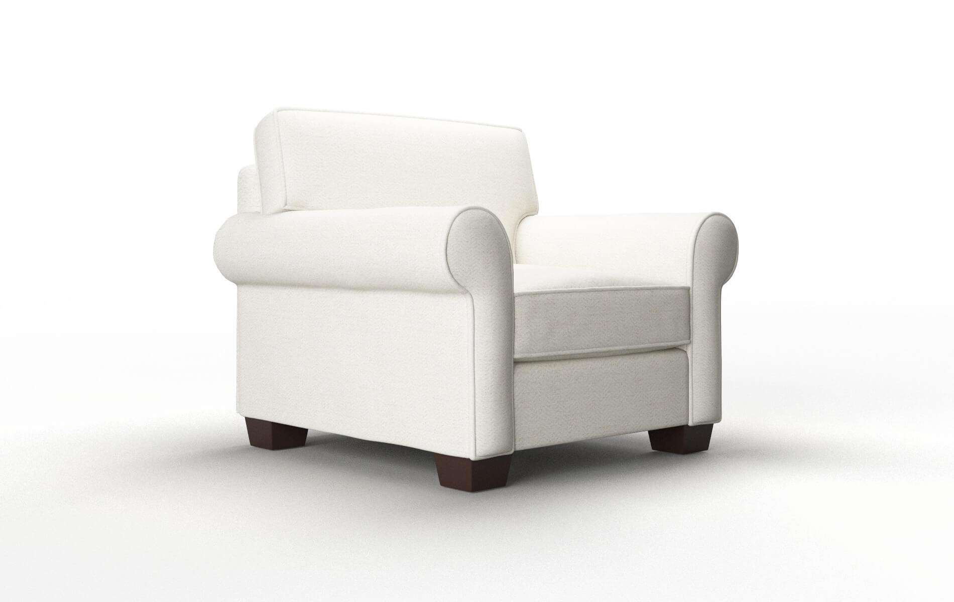 Isabel Catalina Ivory Chair espresso legs 2