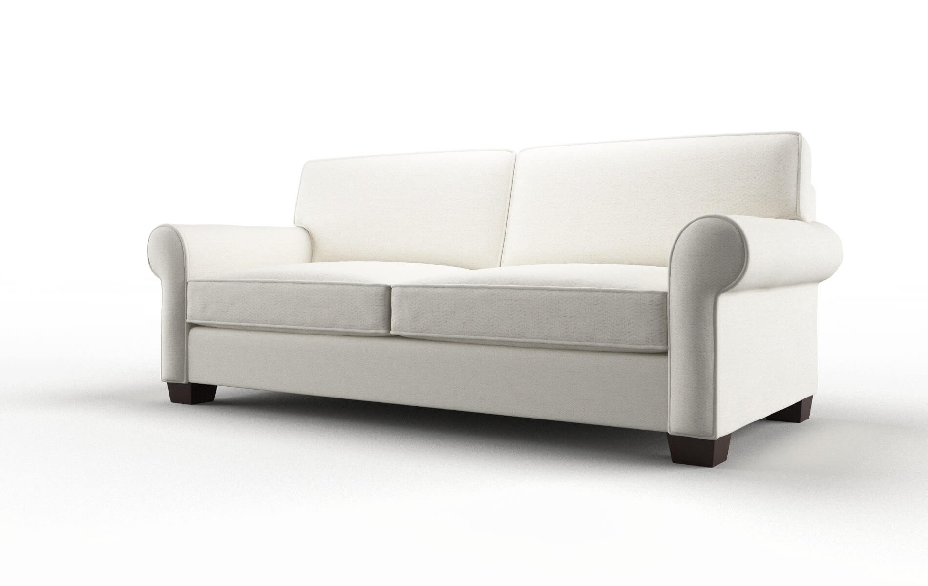 Isabel Catalina Ivory Sofa espresso legs 4