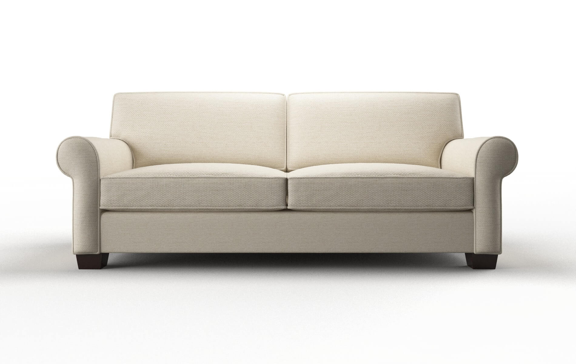 Isabel Chance Sand Sofa espresso legs 1