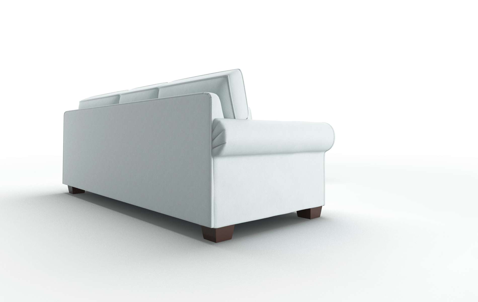 Isabel Clyde Cornflower Sectional espresso legs 3