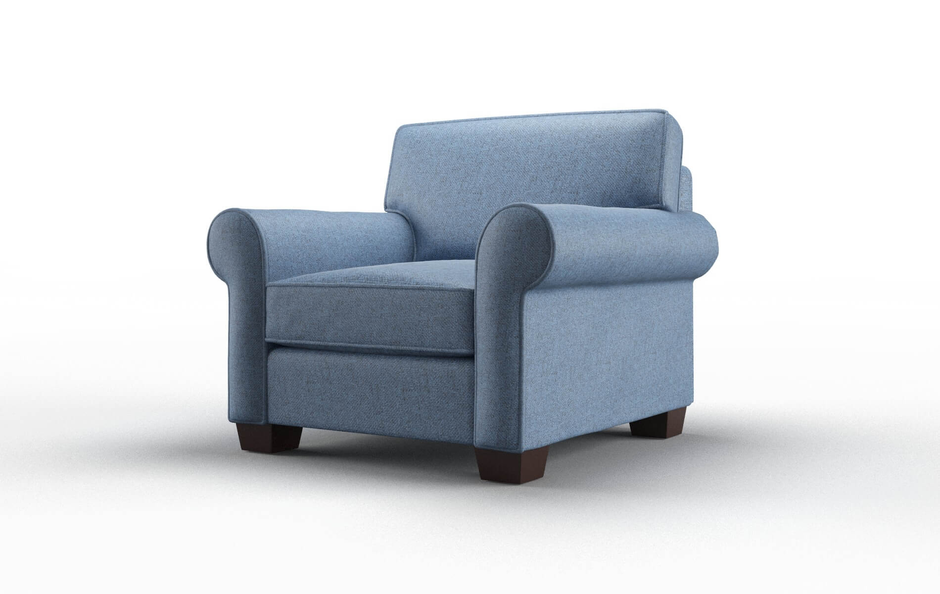 Isabel Clyde Deep_ocean Chair espresso legs 4