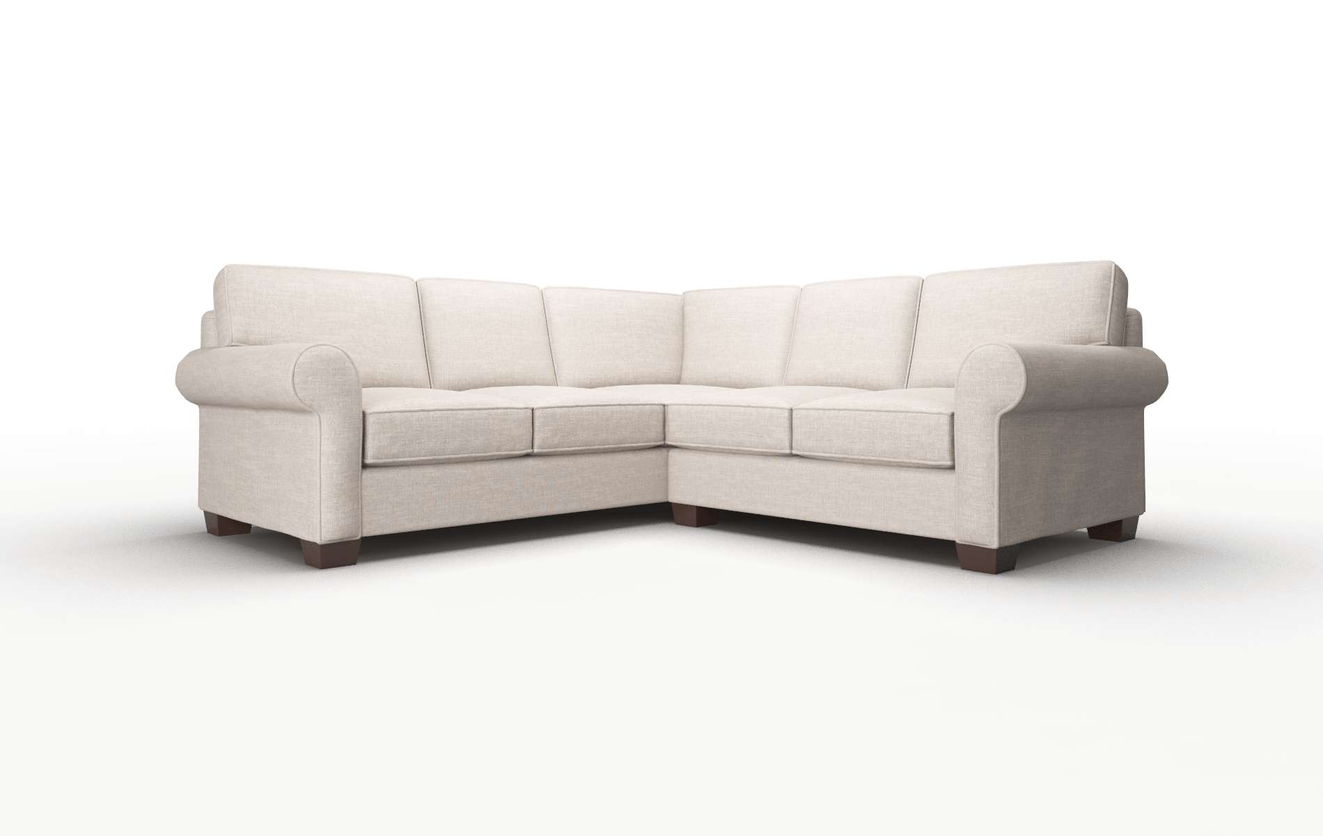 Isabel Clyde Dolphin Sectional espresso legs 1