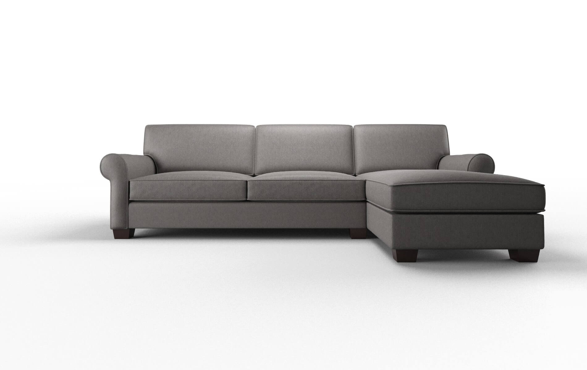 Isabel Cosmo Charcoal Panel espresso legs 1