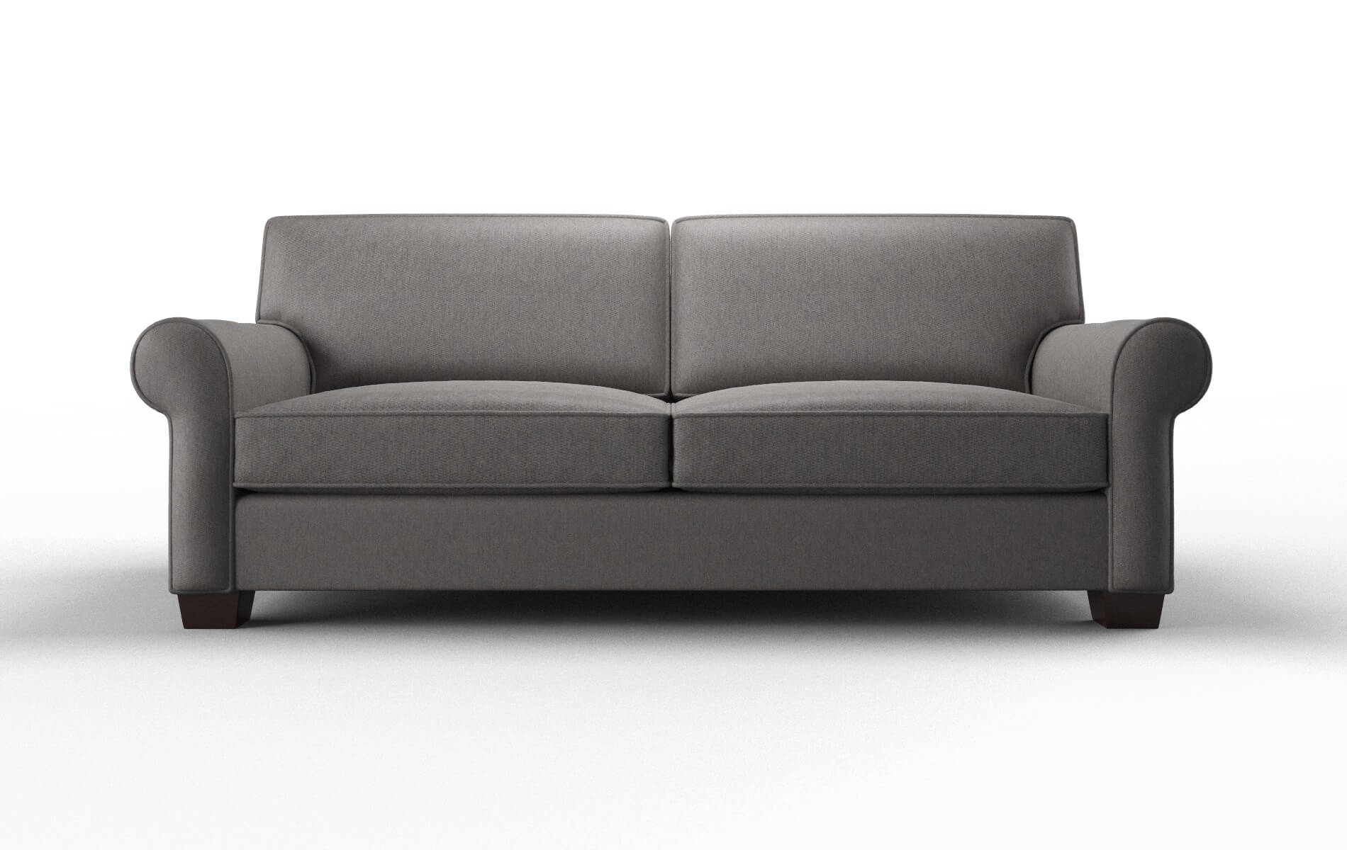 Isabel Cosmo charcoal Sofa Espresso Legs  1