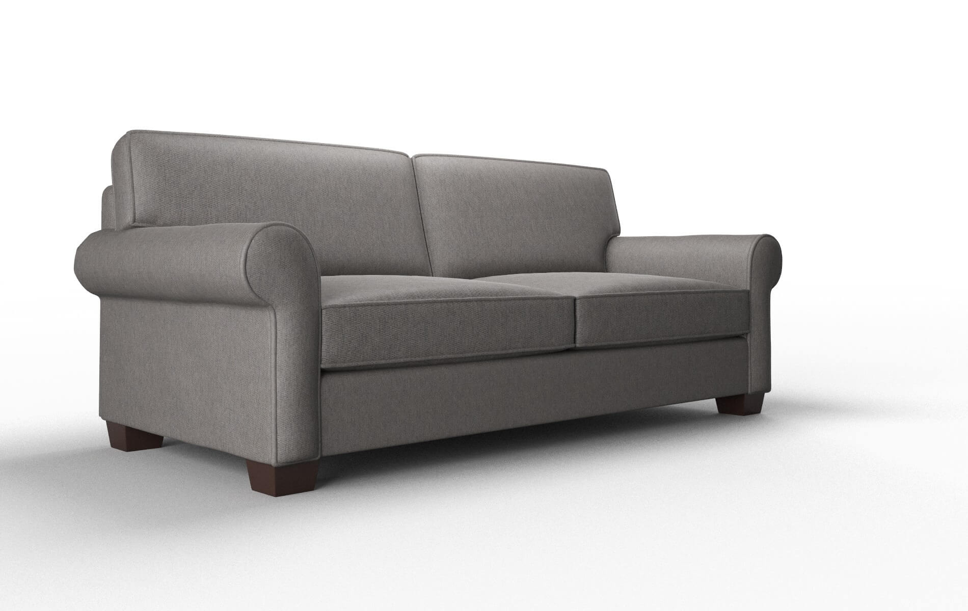 Isabel Cosmo Charcoal Sofa espresso legs 2
