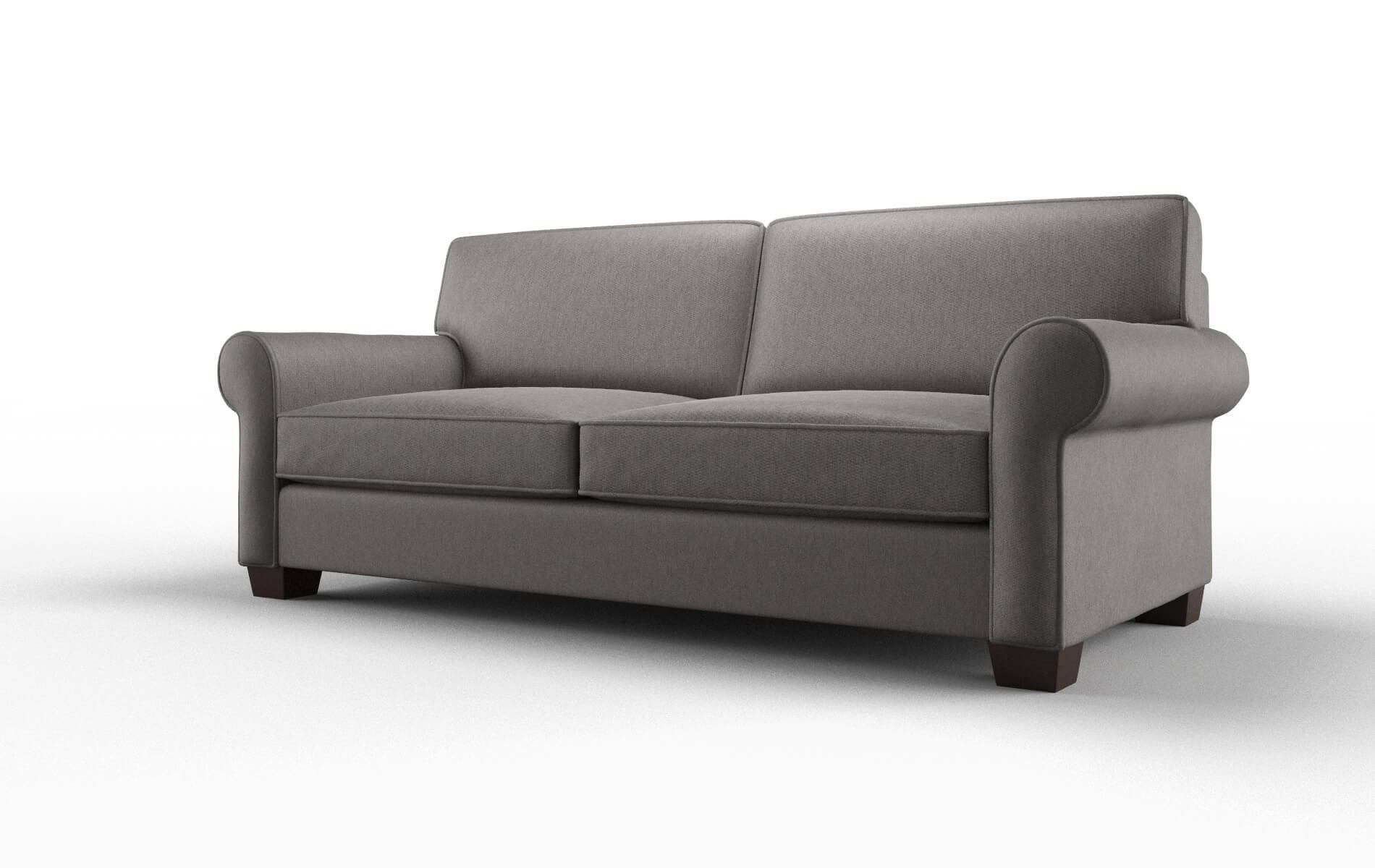 Isabel Cosmo Charcoal Sofa espresso legs 4