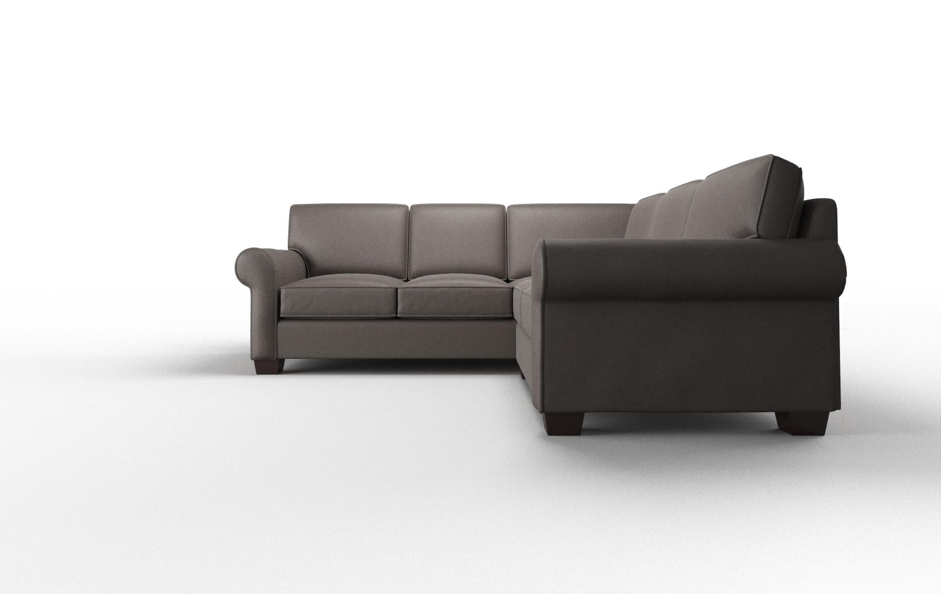 Isabel Cosmo Chocolate Sectional espresso legs 5