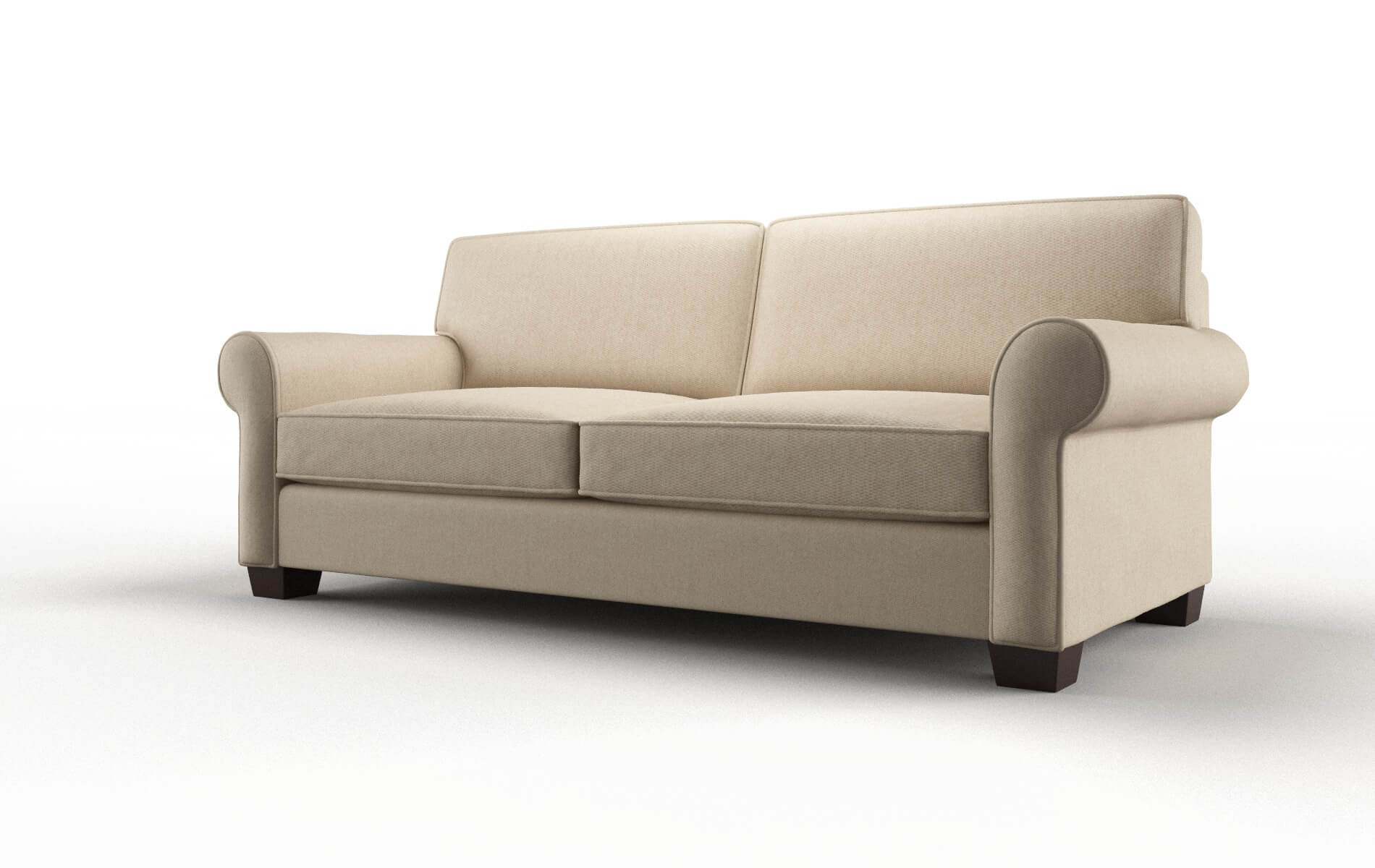 Isabel Cosmo Fawn Sofa espresso legs 4