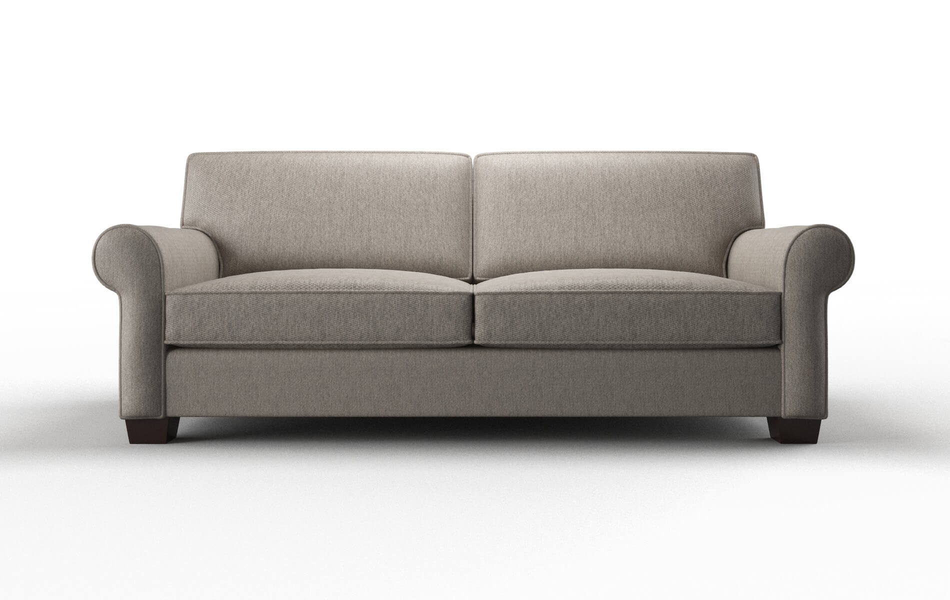 Isabel Cosmo taupe Sofa Espresso Legs  1