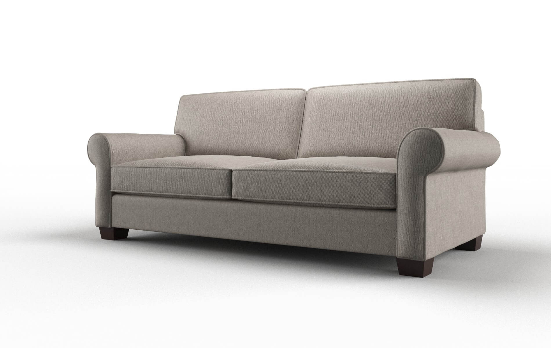Isabel Cosmo Taupe Sofa espresso legs 4