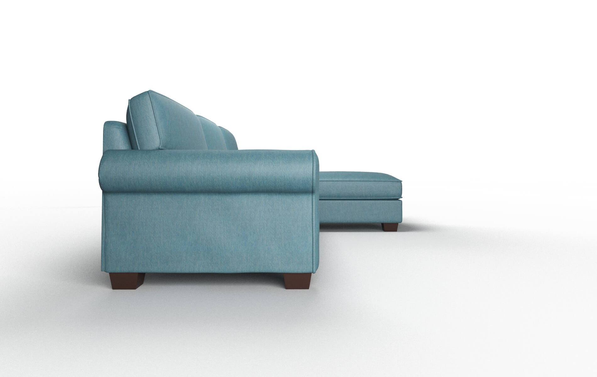 Isabel Cosmo Teal Panel espresso legs 3
