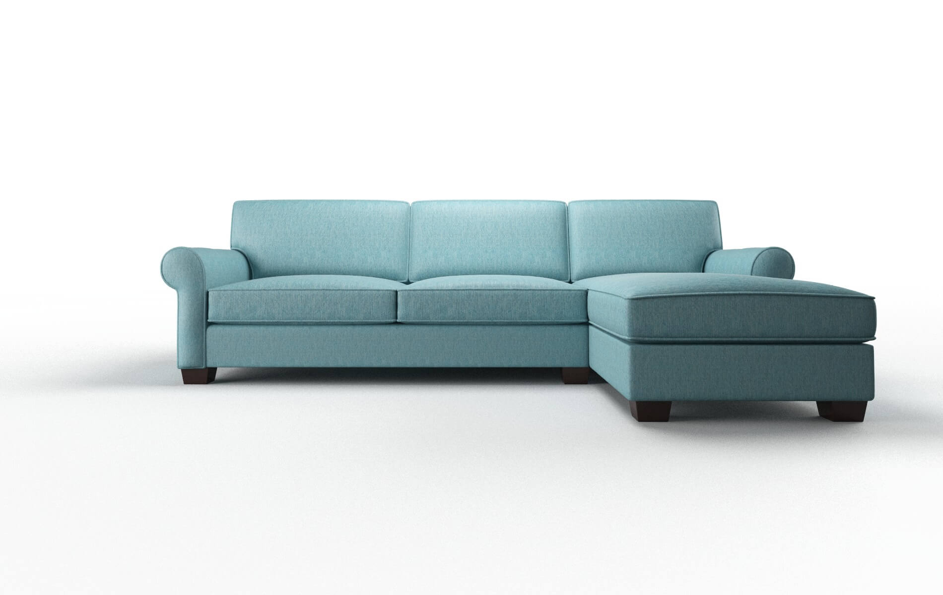 Isabel Cosmo Turquoise Panel espresso legs