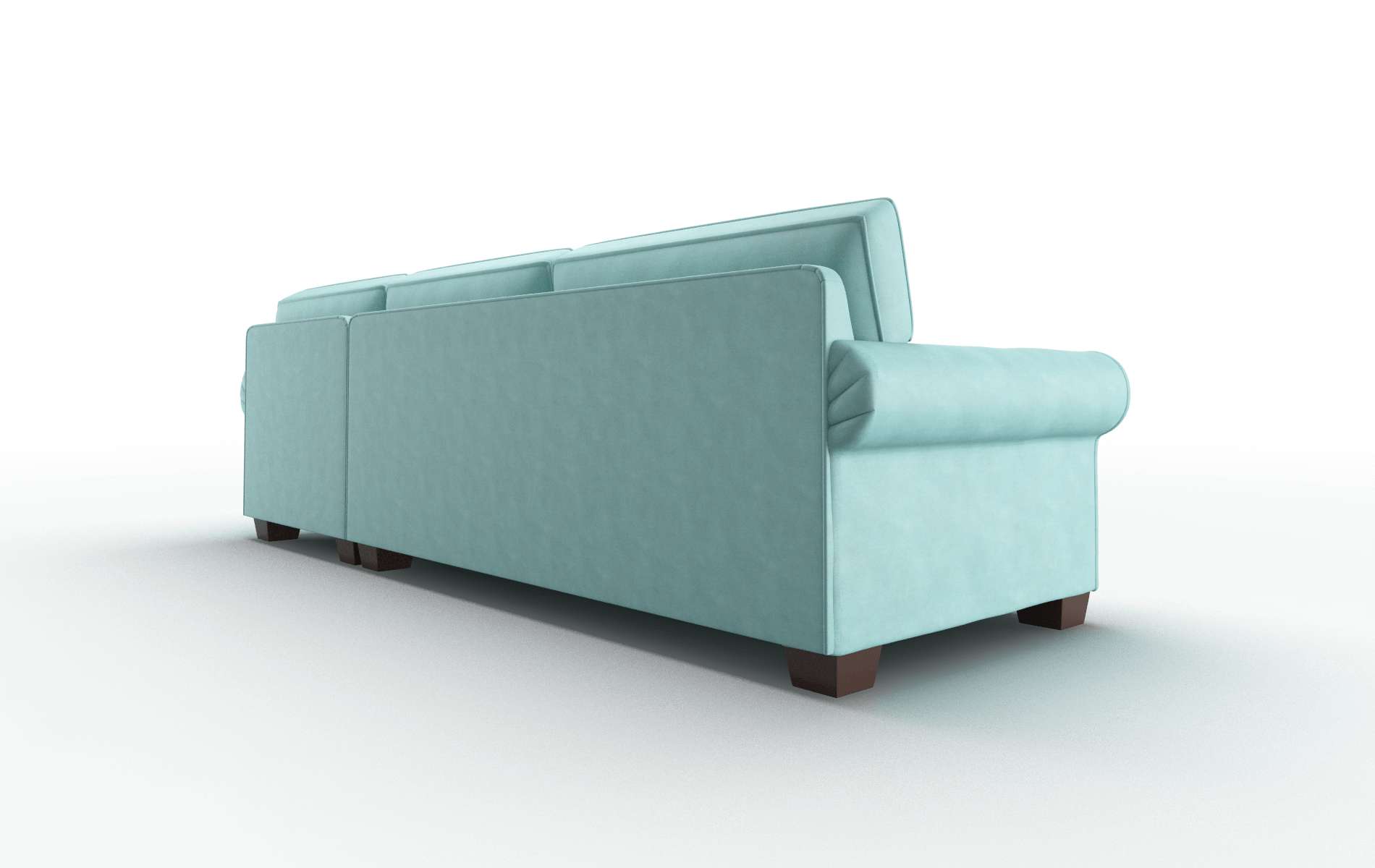 Isabel Curious Turquoise Panel espresso legs 5