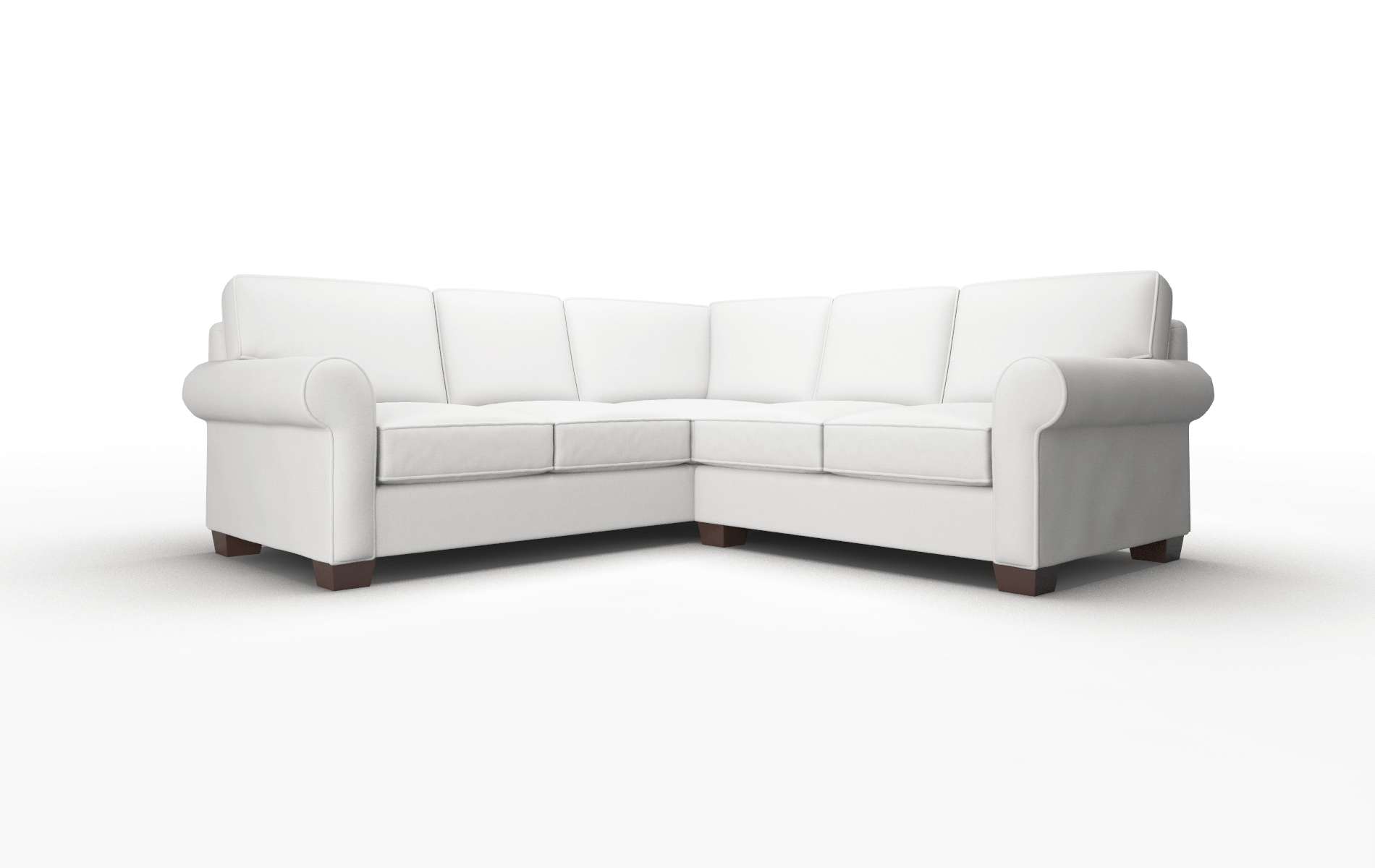 Isabel Dawson Platinum Sectional espresso legs 1