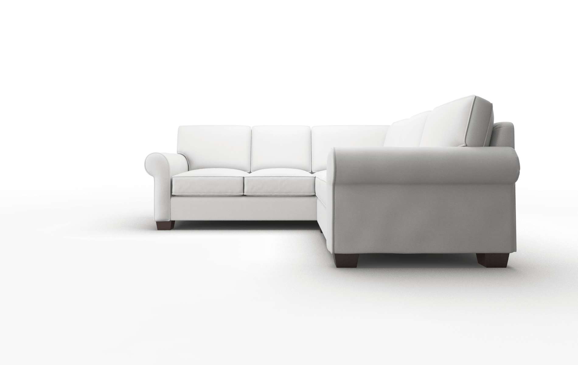 Isabel Dawson Platinum Sectional espresso legs 5