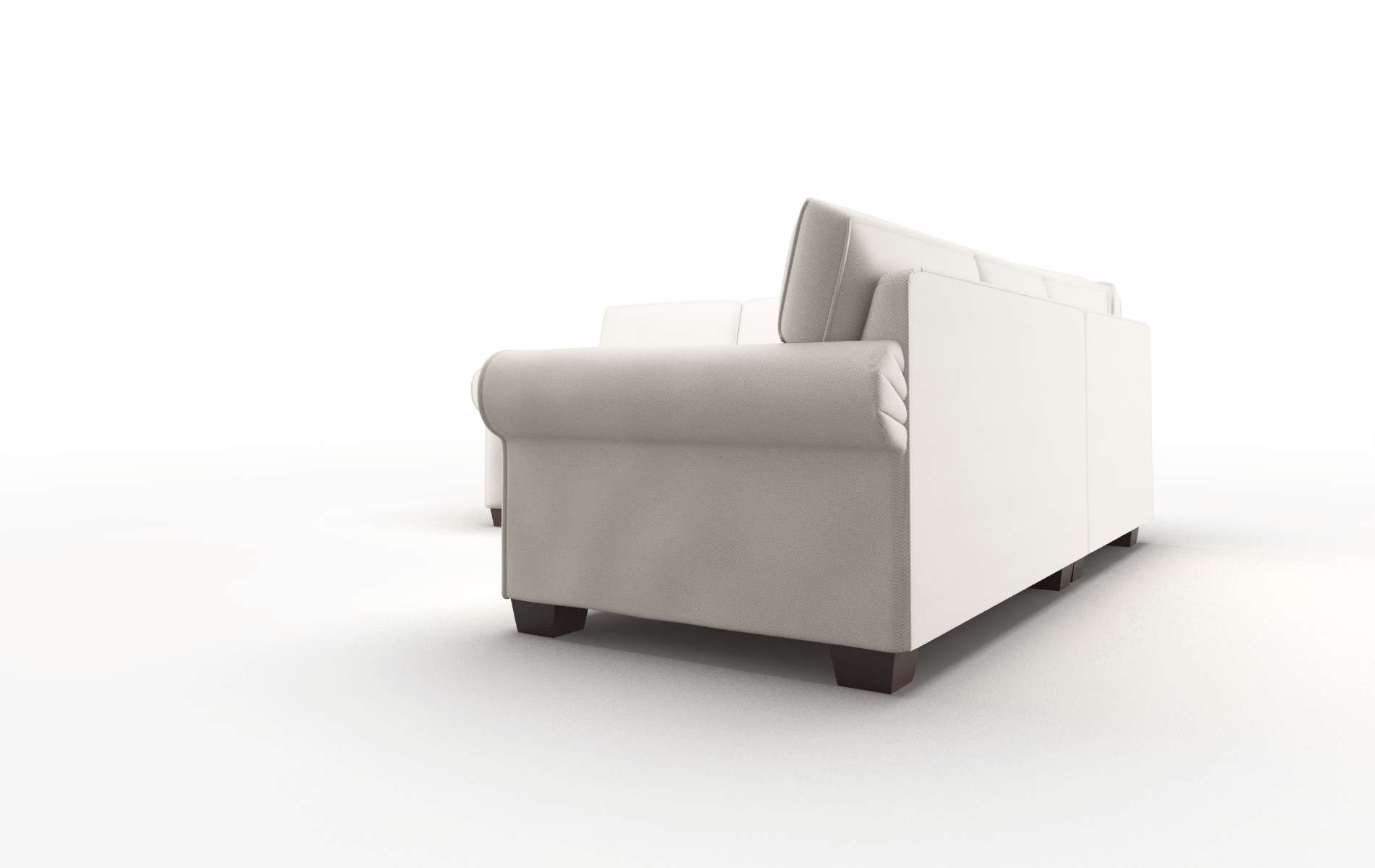 Isabel Dawson Sand Sectional espresso legs 4