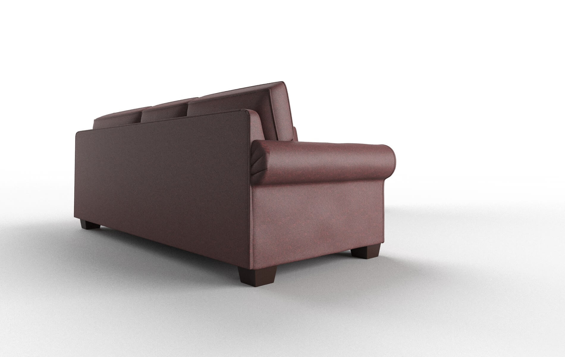 Isabel Derby Berry Sectional espresso legs 3