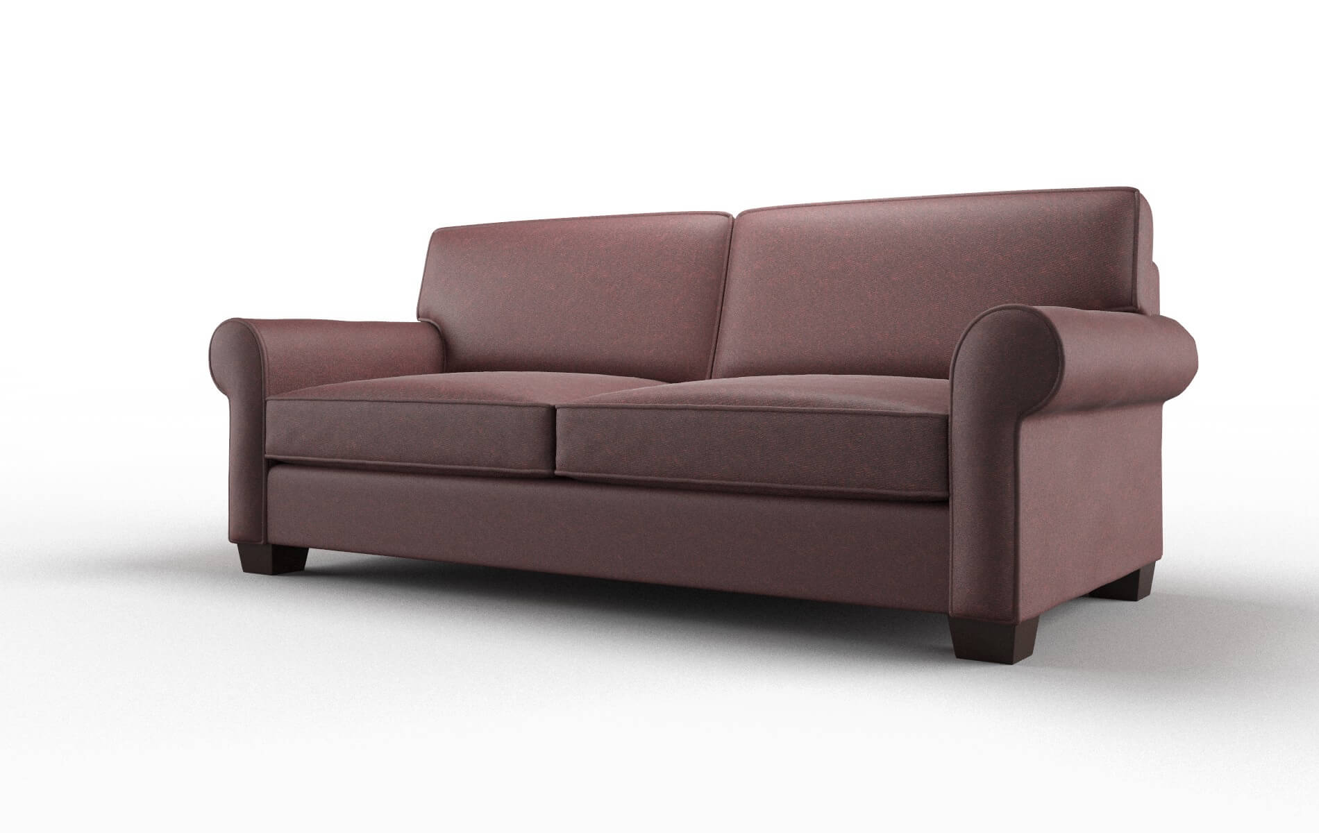 Isabel Derby Berry Sofa espresso legs 4