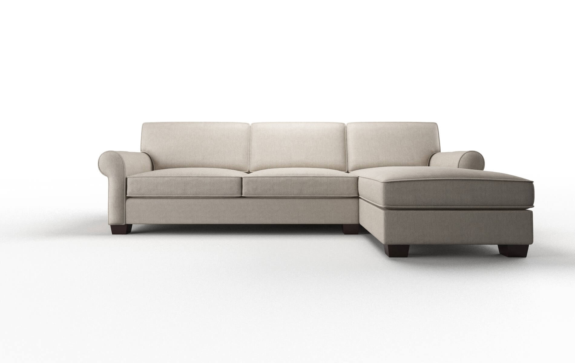 Isabel Derby Linen Panel espresso legs 1