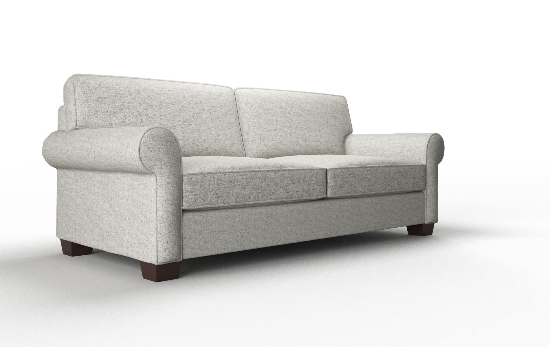 Isabel Derby Silver Sofa espresso legs 2