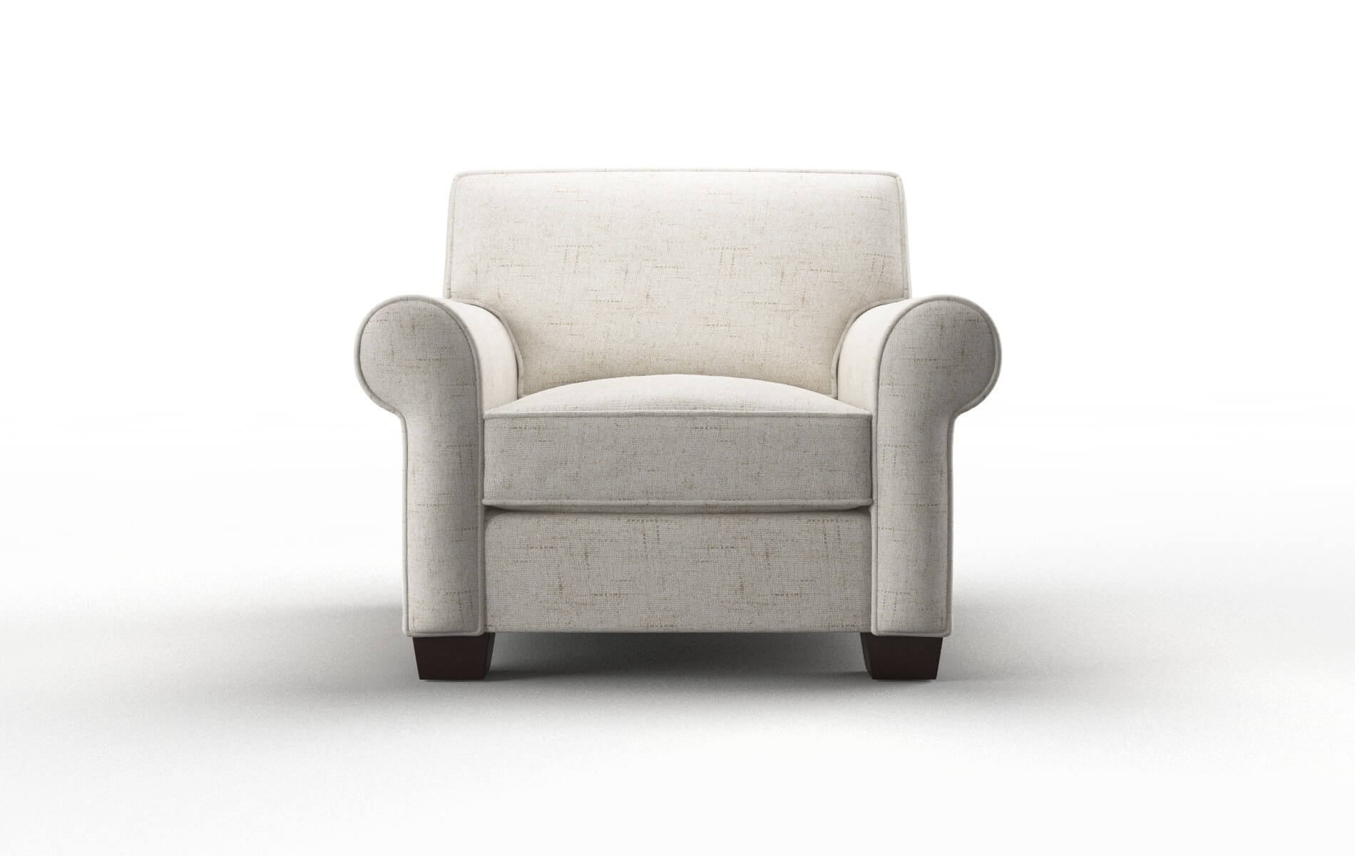 Isabel Derby taupe Chair Espresso Legs  1