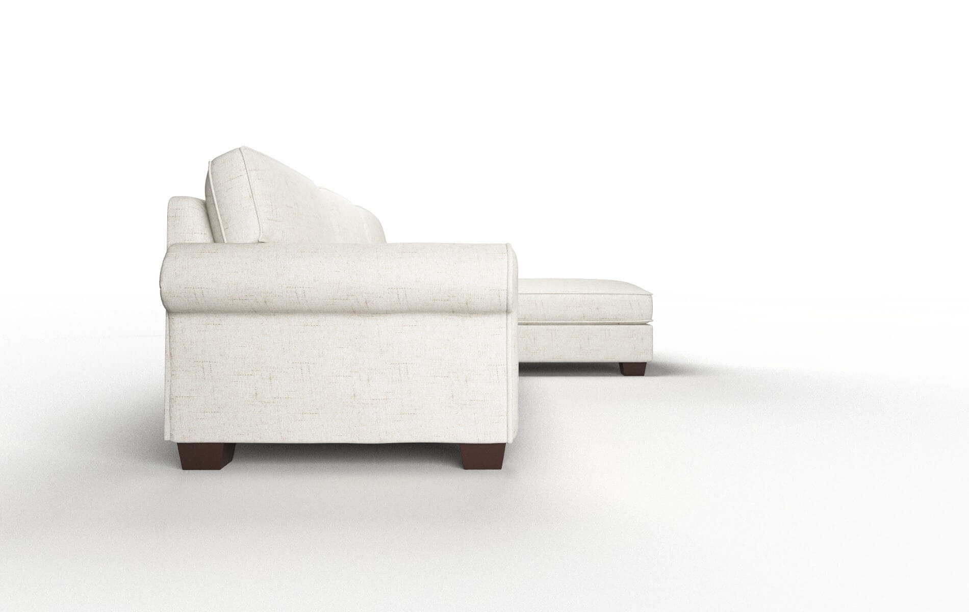 Isabel Derby Taupe Panel espresso legs 3