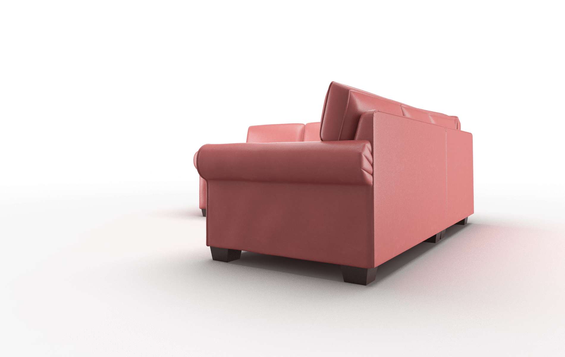 Isabel Dillion Cordovan Sectional espresso legs 4