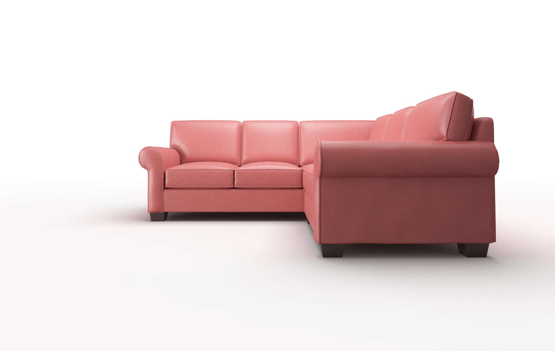 Isabel Dillion Cordovan Sectional espresso legs 5
